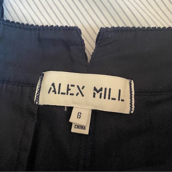 Tuckernuck Alex‎ Mill Boy Pant in Rugged Corduroy Navy blue high rise - Picture 6 of 8